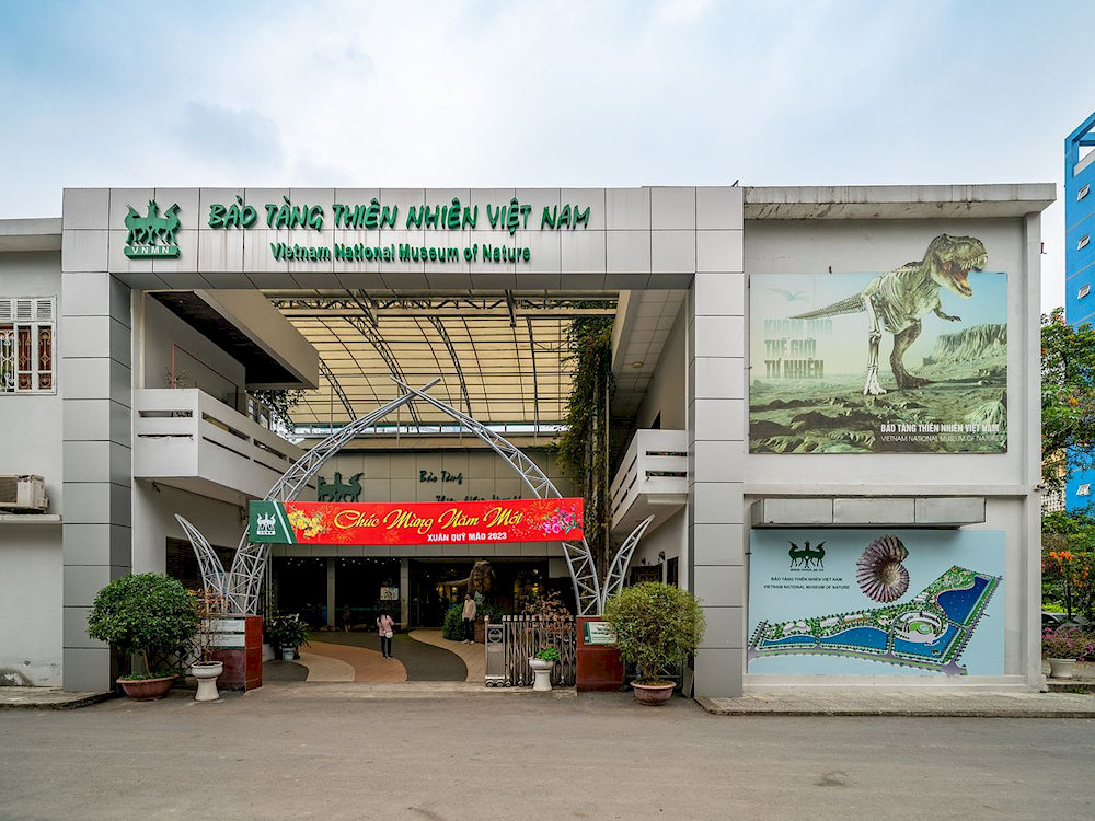 Front view of Vietnam National Museum of Nature